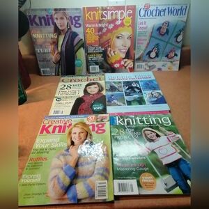 7 crochet & knitting magazines